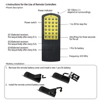 GLÜCKLICHER Wireless-Ballonfeuerwerk-Controller mit 24-Tasten-Spezialeffekt-Fernbedienung