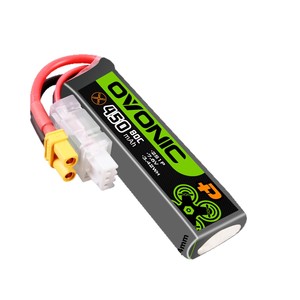แบตเตอรี่ Ovonic 300mAh 450mAh 550mAh 650mAh 80C 100C 150C 1S 2S 3S 4S 3.8V 7.6V 11.4V 15.2V HV LiPo สำหรับโดรน Tiny Whoop FPV - Product Image 1