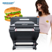 INKGIANT película DTF PET de alta calidad 4 piezas impresora de inyección de tinta con máquina agitadora de polvo 60 DTF impresora