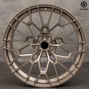 Rines Personalizados Forjados DW de Aleación de Aluminio con Diseño de Copo de Nieve Dorado de 18 19 20 21 22 24 Pulgadas para BMW X3M X5 X7 <span class=keywords><strong>Serie</strong></span> 5 <span class=keywords><strong>Serie</strong></span> 7 - Product Image 2