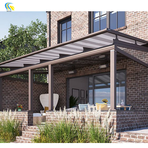 Chambre en verre extérieure Toit pare-soleil étanche Auvent <span class=keywords><strong>électrique</strong></span> rétractable Auvent rétractable personnalisé Auvent pliant <span class=keywords><strong>3x3</strong></span> - Product Image 6