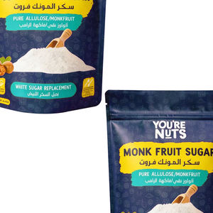 Bolsas Mylar de marca impresas personalizadas, papel de aluminio a prueba de olores, bolsas de embalaje de goma de azúcar resellables, bolsa de pie - Product Image 4