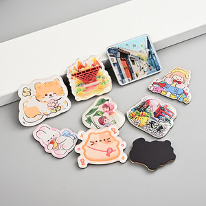 Imanes acrílicos para refrigerador Han Jing, pegatinas personalizadas de dibujos animados y anime para decoración de refrigerador, regalo. - Product Image 3
