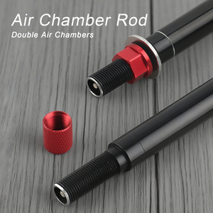 Fourche avant de remplacement pour <span class=keywords><strong>VTT</strong></span> <span class=keywords><strong>26</strong></span>/27,5/29 pouces, vélos de route, alliage d'aluminium, débattement de 120 mm, <span class=keywords><strong>chambre</strong></span> à <span class=keywords><strong>air</strong></span>, amortisseur, câble/fourche à épaule - Product Image 2