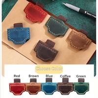 Accessoires de sac en cuir personnalisés Signet Aimant de sculpture d'initiales personnalisable avec porte-stylo Type de crochet magnétique