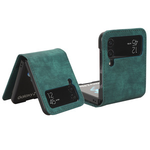 Protection de l'appareil photo étui en cuir PU porte-carte étui portefeuille pour Samsung <span class=keywords><strong>Z</strong></span> <span class=keywords><strong>Flip</strong></span> 7 6 5 4 <span class=keywords><strong>3</strong></span> étui de téléphone portable <span class=keywords><strong>coque</strong></span> de couverture - Product Image 4