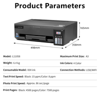 Nouvelle imprimante graphique haute vitesse EcoTank 4 couleurs A3 L11058 pour imprimante jet d'encre Ep Son L11058 L11050