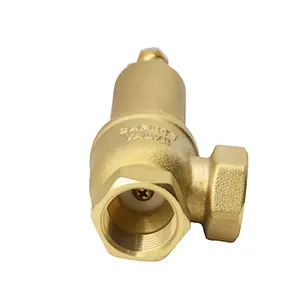 brass spring full lift threaded connection safety Pressure relief valve pressure jump arbitrary adjustable