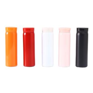 Bouteille d'eau isotherme en acier inoxydable rouge, mini-gobelet portable pour cadeau d'affaires - Product Image 3