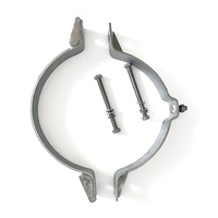 Collier de serrage pour câble à fibre optique galvanisé à chaud pour poteau, raccord électrique, attache de câble pour matériel de ligne de poteau