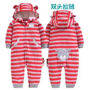 Combinaison-<span class=keywords><strong>pyjama</strong></span> chaude à capuche pour nouveau-né garçon et fille, prix d'usine - Product Image 4