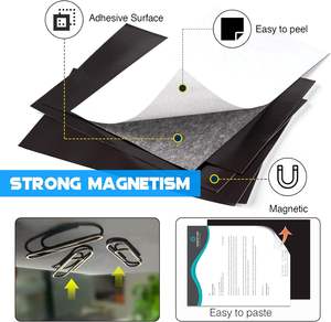 Feuilles magnétiques adhésives Feuille magnétique flexible de 4x6 pouces Aimants d'image Feuilles d'aimant découpables 6x4 - Product Image 5