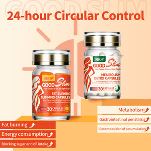 Capsules amincissantes naturelles à vente chaude, brûlage des graisses extrêmement rapide, perte de poids, stimulant du métabolisme, ensemble de détoxification, capsules coupe-faim - Product Image 3