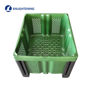 ארגז פלסטיק מתקפל לוגיסטי HDPE 1200X1000 מ\\\"מ, עמיד במיוחד, ניתן לערום, עם שרוול אחסון, מתקפל, למחסן - Product Image 2