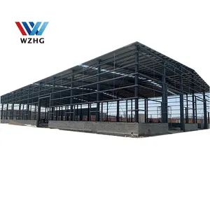 低价热卖钢结构棚工业建筑车间大跨度镀锌钢结构空间框架