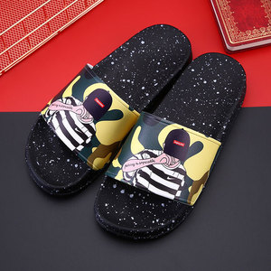 Pantoufles <span class=keywords><strong>pour</strong></span> hommes en corée du sud, nouvelles chaussures de chambre et de plage, pantoufles à la mode, collection 2022 - Product Image 3