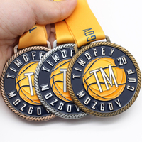 Trofeo y Medalla de Baloncesto Personalizados de Metal al por Mayor