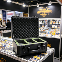 Étui de transport personnalisé en aluminium à 3 rangées pour outils de présentation d'échantillons, rangement de pièces de monnaie pour les boîtes de collection PCGS NGC ANACS, idéal pour les salons de cartes