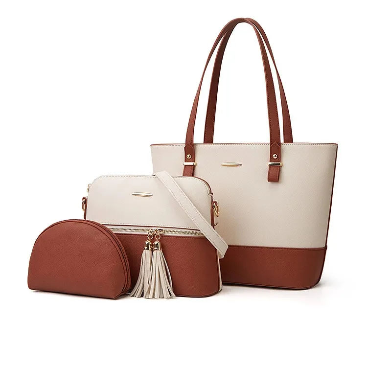 Logo personalizzato di alta qualità Fashion Design 3 In 1 Set borse a mano di lusso borse da donna per donna