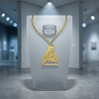 Collier en acier inoxydable 316L, collier personnalisé avec photo, pendentif avec plaque nominative personnalisée pour enfants, bijoux personnalisés pour souvenir