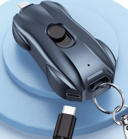 Produits populaires forme de voiture prise télescopique conception d'urgence Mini porte-clés banque d'alimentation pour Android pour Iphone