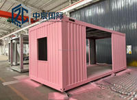 Zhongchen – Nouvelle maison préfabriquée en acier avec véranda en verre de style chinois pour bureaux, hôtels, chambres et appartements