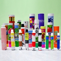 Tubes à chewing-gum vides personnalisés avec logo de marque privée HaoShuoDa, bouchon à vis, impression UV, 12,7-35 mm, fabriqués en Chine