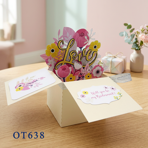 Boîte à fleurs roses artisanale tendance, nouveau design, artisanat vietnamien, décoration de la maison pour la Saint-Valentin, cadeau en papier - Product Image 3