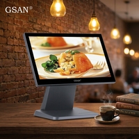 Écran tactile POS OEM 15,6 pouces, écran LCD, écran tactile plat pour système de point de vente