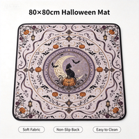 Tapis de Mahjong Pliable Imperméable de Luxe pour Halloween – Housse de Table de Jeu Moderne de Luxe pour Poker et Mahjong