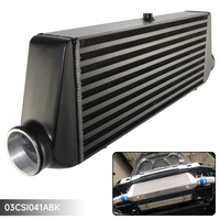 Intercooler universel à barres et plaques 500x180x64mm Entrée/Sortie 2,5 pouces (63,5 mm) 350HP à 35PSI Haute performance FMIC en aluminium