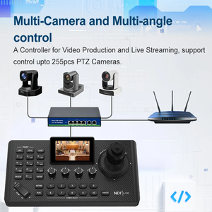 Usd300 Miễn Phí tàu jp882 HD mi + LAN + PoE + ONVIF + IP VIS ca IP PTZ phím điều khiển bàn phím ngọn điều khiển 200 cái máy ảnh trực tuyến - Product Image 5