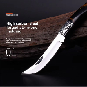 Navaja Plegable de Alta Dureza para Campismo, <span class=keywords><strong>Herramienta</strong></span> <span class=keywords><strong>Multiusos</strong></span> de Supervivencia y Caza con Personalización OEM - Product Image 5