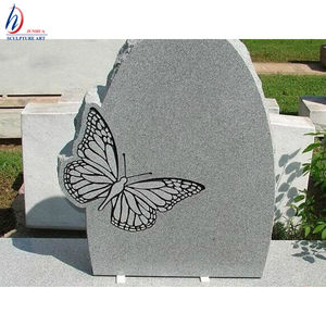 Pas cher en gros cimetière granit papillon pierres tombales - Product Image 5