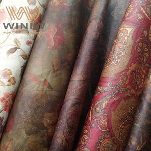 Vải bọc ghế sofa và ghế đệm giả da microfiber in họa tiết chống thấm, chất liệu dệt kim - Product Image 2