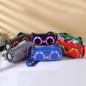 Altavoz de luz LED inalámbrico BT resistente al agua IPX4 portátil, reproducción de disco USB, Control remoto para actividades al aire libre, Audio, Playback-TG642 - Product Image 6