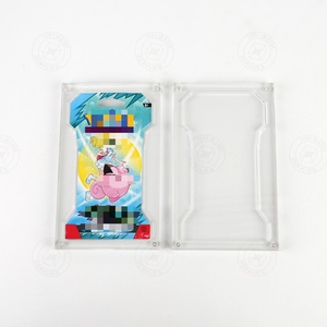 Acrylic Pokm Pack <b>Display</b> Stand with Custom Logo Easy Assembly Modern Design - Product Image 4