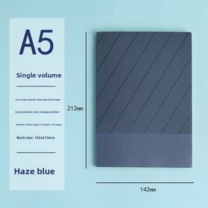 Ensemble de carnets de notes USB de luxe A5 personnalisés X615, couverture en tissu et PP, papeterie rechargeable, stylo, boîte cadeau en cuir, journal - Product Image 4