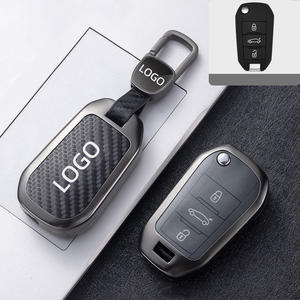 Custodia in metallo custodia per chiave Auto in pelle DM custodia completa per <span class=keywords><strong>Citroen</strong></span> <span class=keywords><strong>CACTUS</strong></span> C4L Peugeot 508 301 2008 3008 408 C5C3 protezione per chiave automatica - Product Image 6