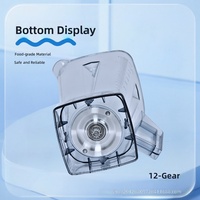 Ensemble de 2 tasses de mixeur en silicone et plastique, étanches et résistantes à la chaleur, pour les machines à lait de soja, slushies et smoothies