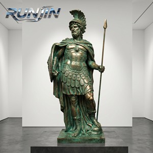 Grande Statua in Bronzo Greco-Romana per Esterni, Raffigurante il Guerriero Ares, Figura Maschile Muscolosa e Corazzata, Decorazione Paesaggistica per Parchi - Product Image 2