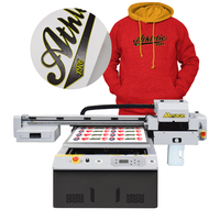 T-shirt timbres impression UV DTF Badge impression étiquette bouffée pour casquette sac d'école uniforme sweats à capuche vestes Logo Machine d'impression