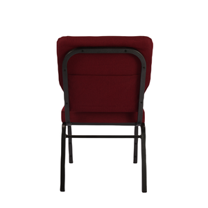 Chaises de théâtre modernes en métal emboîtables de haute qualité avec coussin en tissu confortable pour auditoriums et églises - Product Image 3
