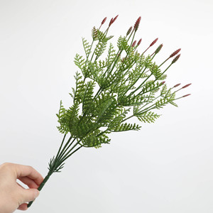 Bouquet de plantes artificielles Guanyi 40 cm, verdure en plastique pour décorations de maison, mariages, accessoires extérieurs - Product Image 3