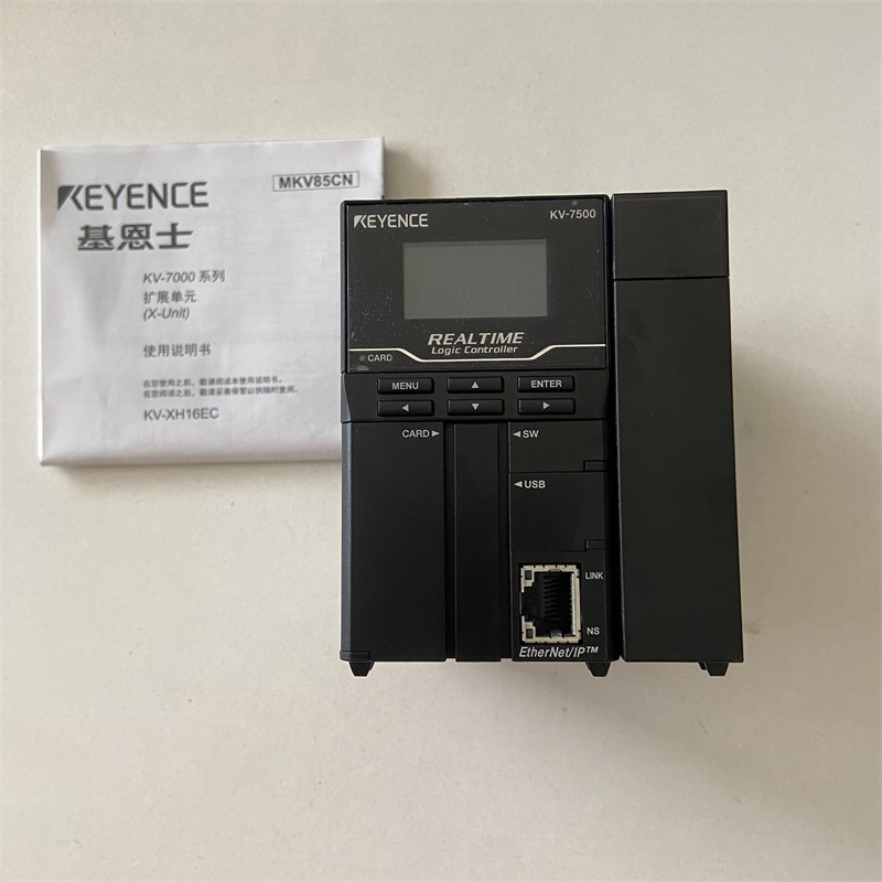 Keyence CPUユニットKV-7500 PLC産業用制御ボード入出力