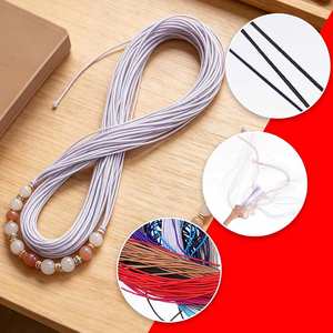 Cordón Elástico Multicolor para Abalorios de 1 mm - 12 Colores, Hilo Elástico para Hacer Joyas, Pulseras, Collares, Costura y Manualidades - Product Image 3