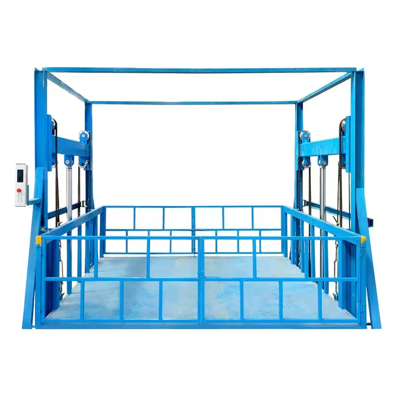 Manufacture New Foldable Portable Remote Control Scaffolding Electric Lift climbing platform guideway freight elevator