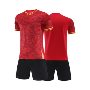 전문 맞춤형 스타일 축구 유니폼 경량 통기성 빠른 건조 100% 폴리에스터 팀 유니폼 OEM ODM 서비스 - Product Image 1