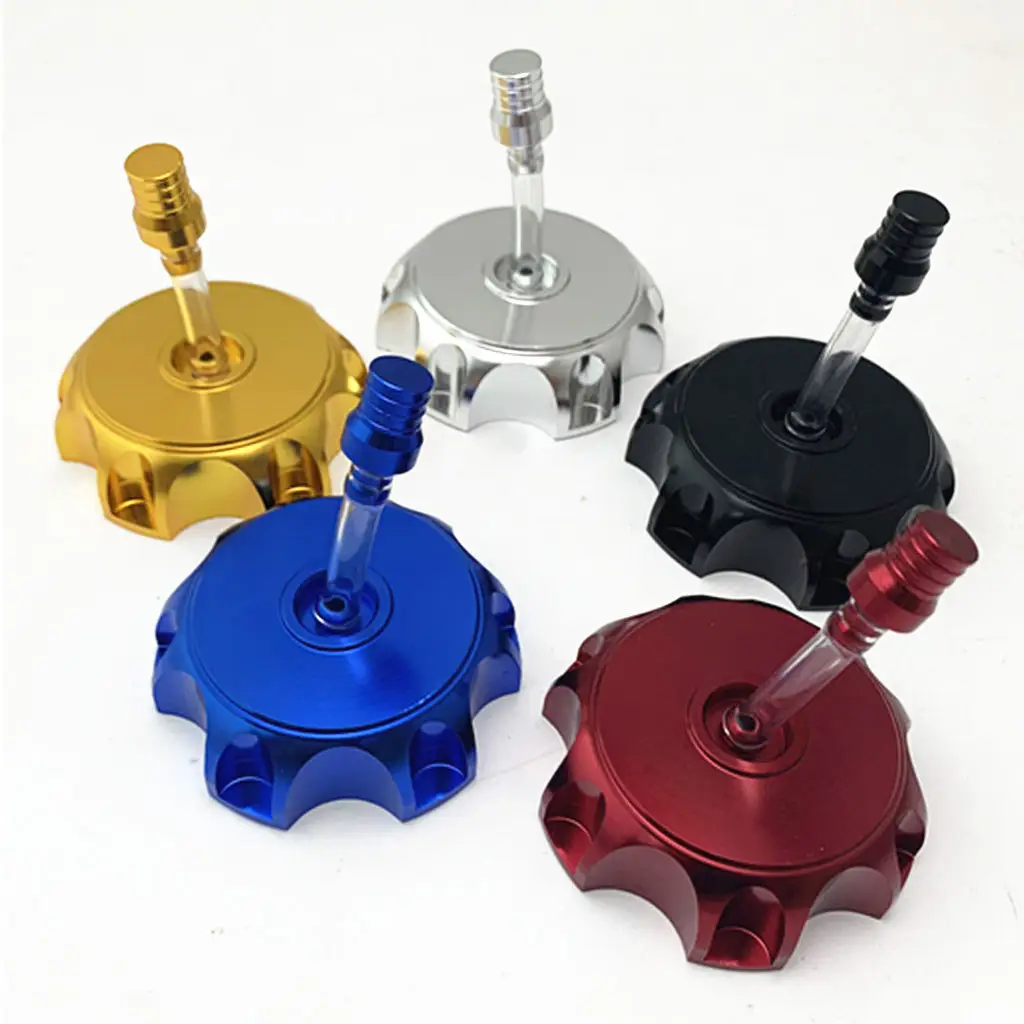 Motorcycle Aluminum Gas Fuel Tank Cap Breather Vent ATV Dirt Pit Bike 70cc 110cc 125cc 150CC Universal Motorcycle Fuel Tank lid