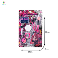 Ensemble de jouets de maquillage de beauté pour enfants unisexes non toxiques, jeu de simulation, kit de maquillage en plastique, kit de déguisement avec art des ongles lavable